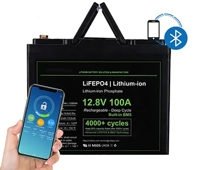 Lifepo4 battery 12v 50ah deep cycle lithium ion battery pack