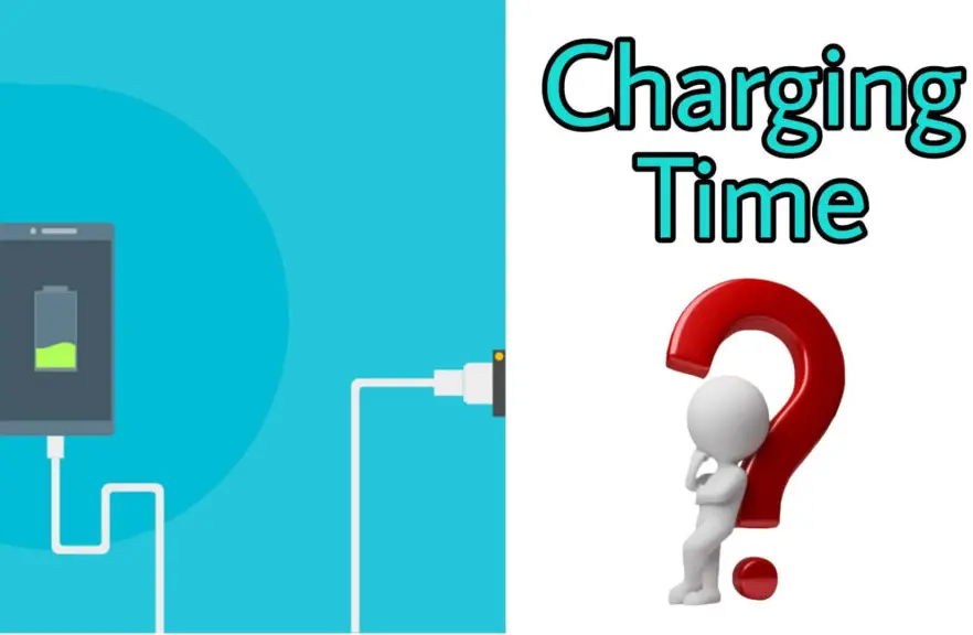 How to calculate the battery charing time?